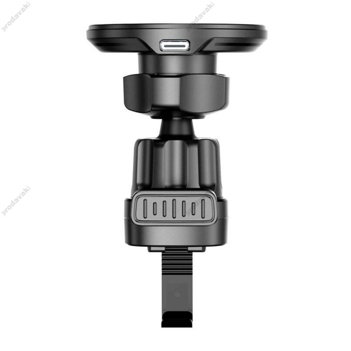 Автомобільний тримач із бездротовою зарядкою Joyroom JR-ZS412 Magnetic Wireless Car Charger Holder 15W Black